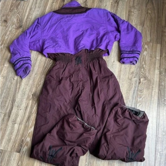 Vintage Bogner Japanese Style Embroidered Ski Snow Suit Women 4? USA MADE - Picture 9 of 9